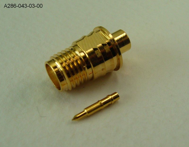 SMA JACK for Cable SMA027-RP JACK for RG178 connector manufacturer Taiwan 